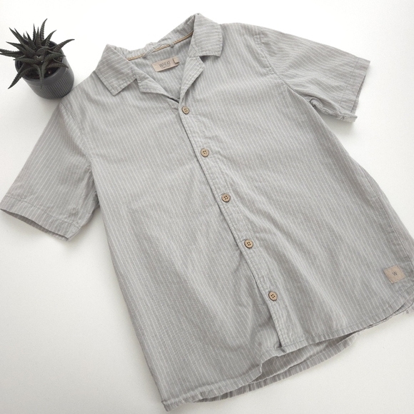 Wheat Other - WHEAT Kids Organic Cotton Button Up Shirt size 8Y